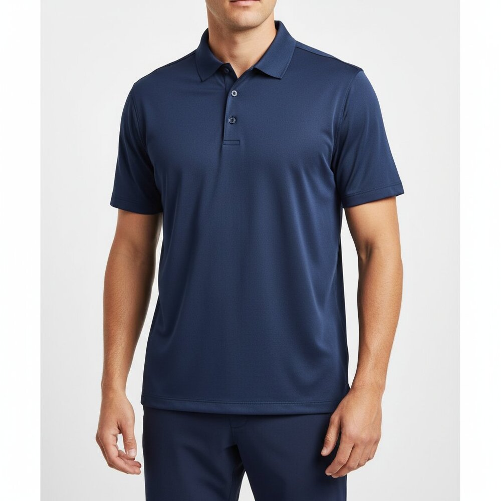 NWT Under Armour Navy Blue Performance Golf Polo – Men’s Small